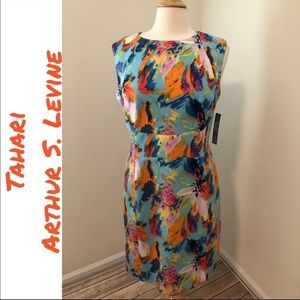💎HP💎 NWT Tahari ASL floral print scuba sheath dress